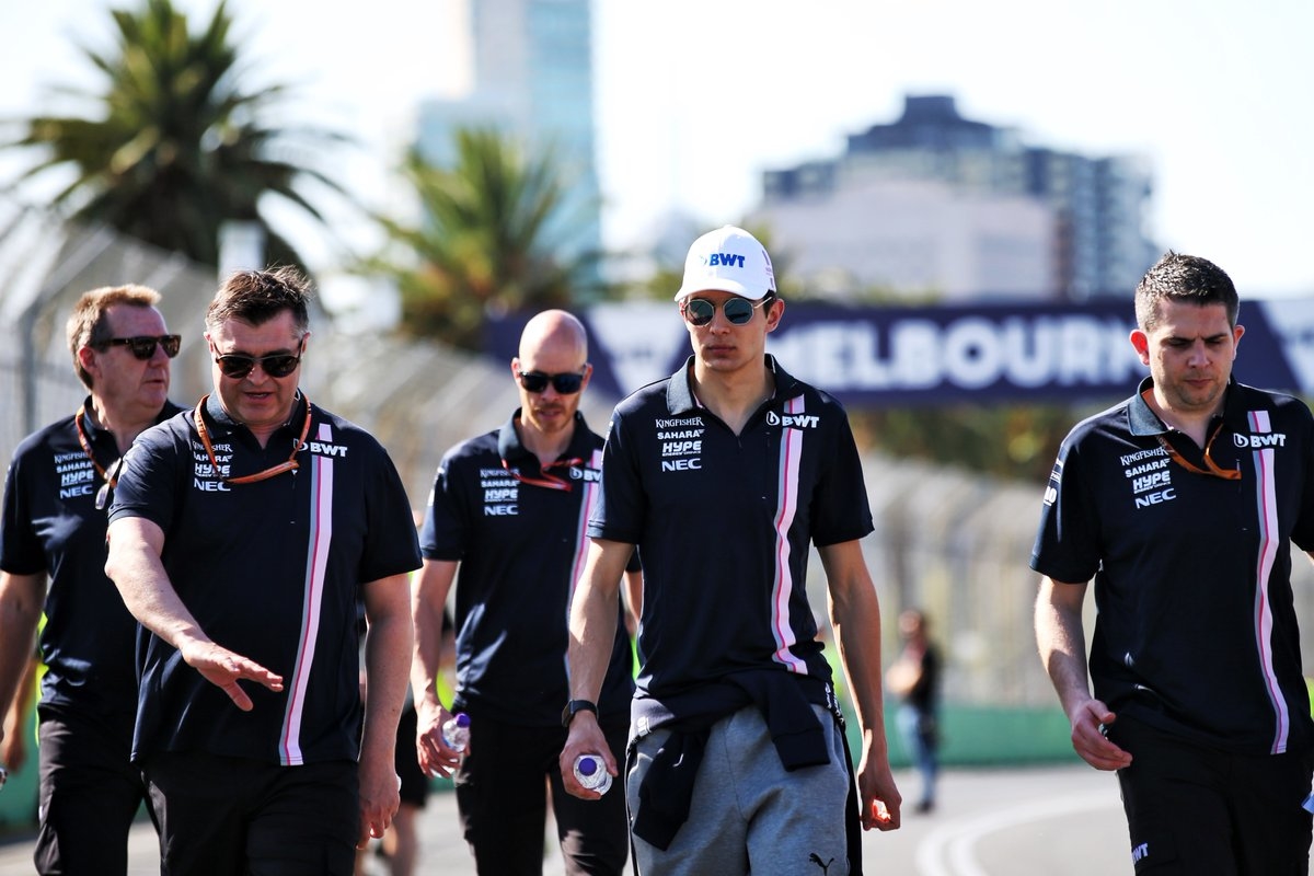 Esteban Ocon en Melbourne-Force India