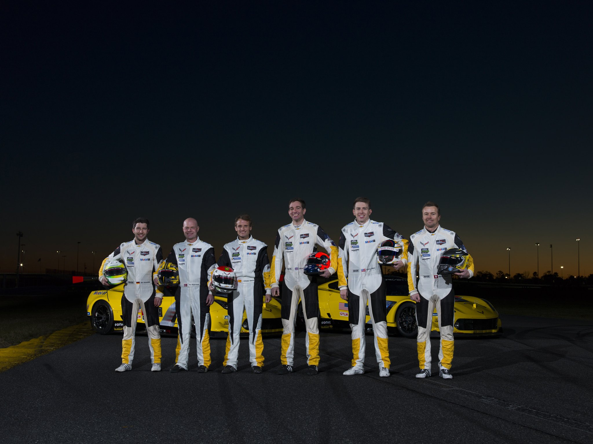 Los pilotos de Corvette para las 24 Horas de Le Mans