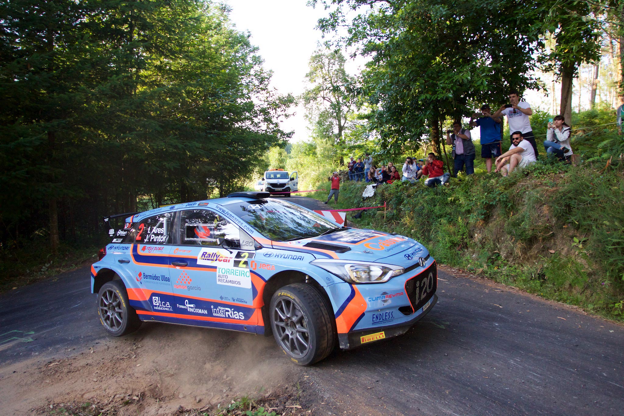 Iván Ares en el Rallye de Ferrol 2018