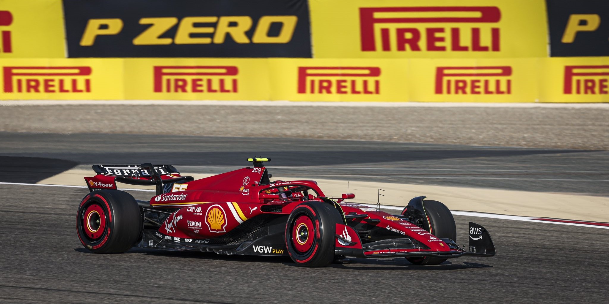 Sainz el en los Libres 3 de Baréin 2024